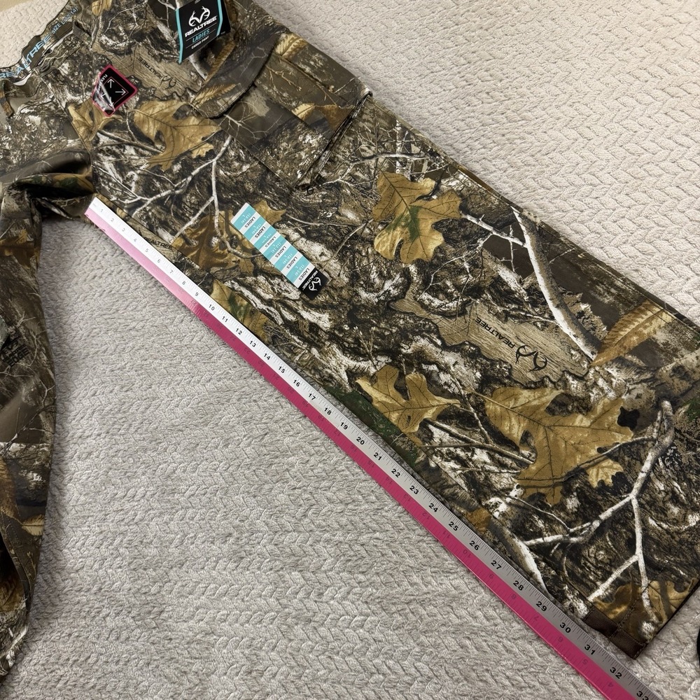 RealTree Camouflage Pants Women's Size L (12-14) Hunting  Cargo Pockets  Ladies - Picture 5 of 15